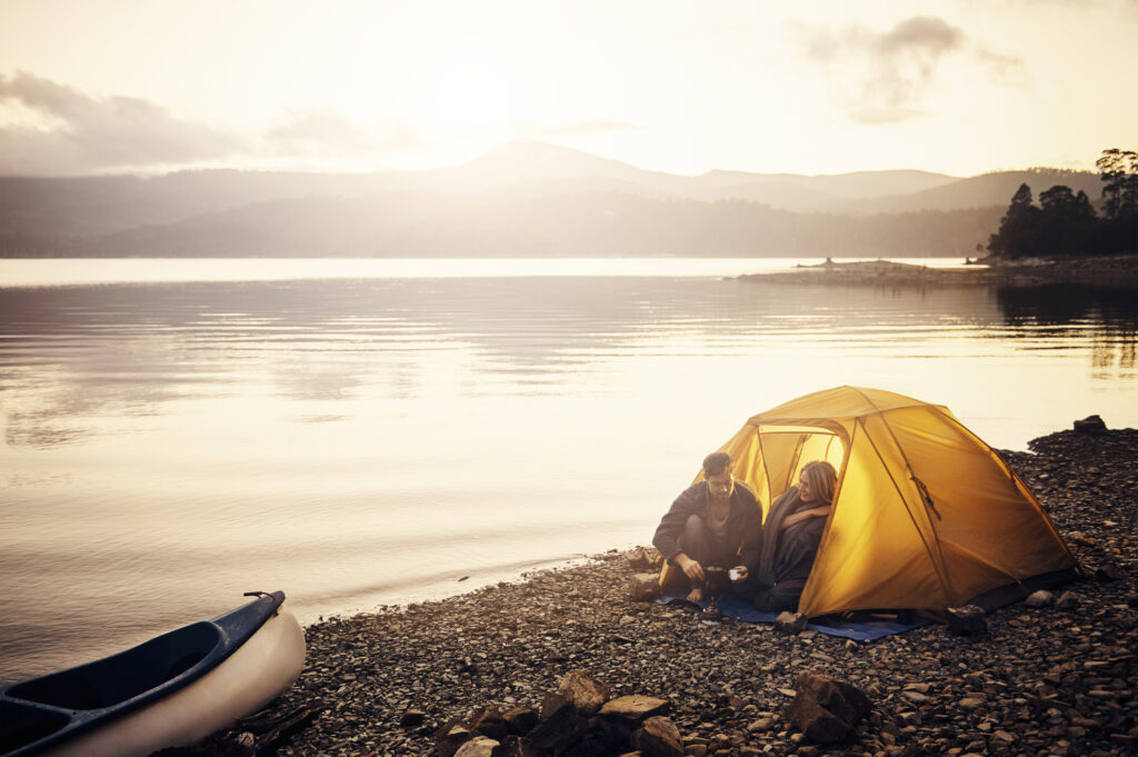 camping sex by the water