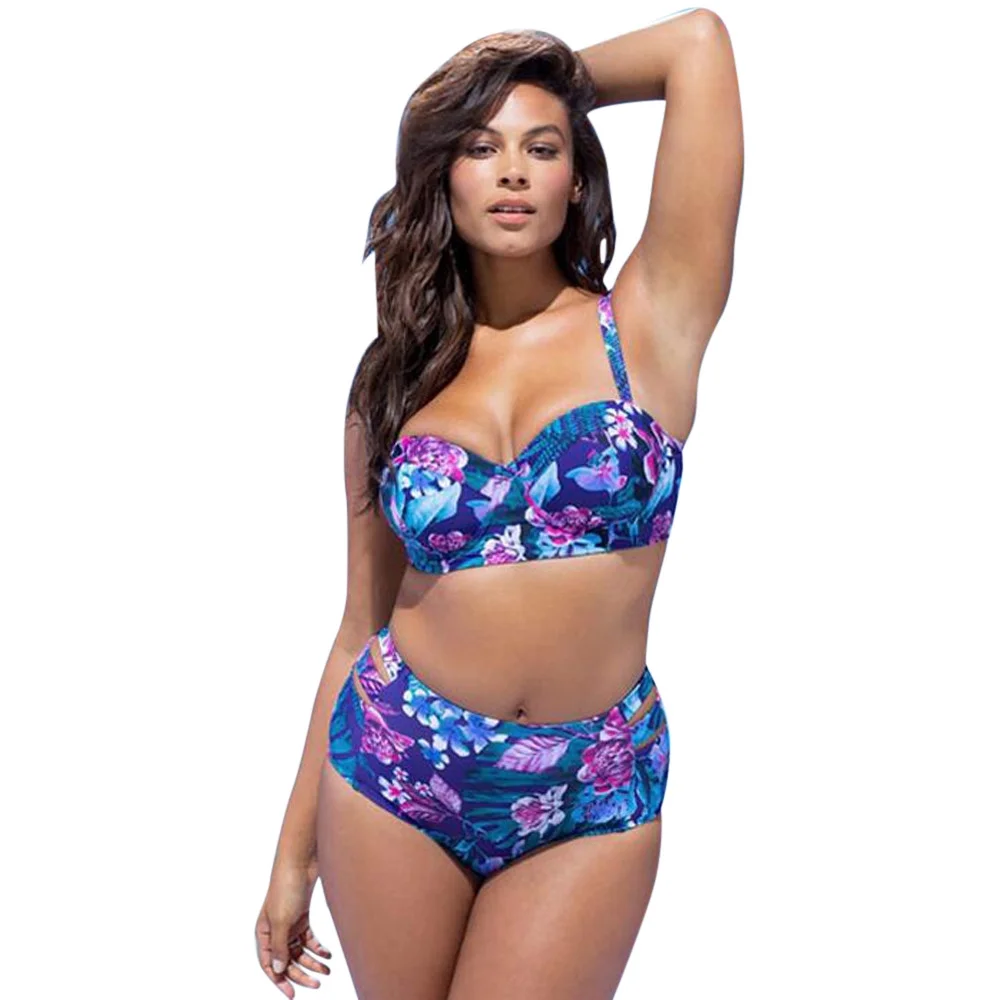 floral underwire bikini