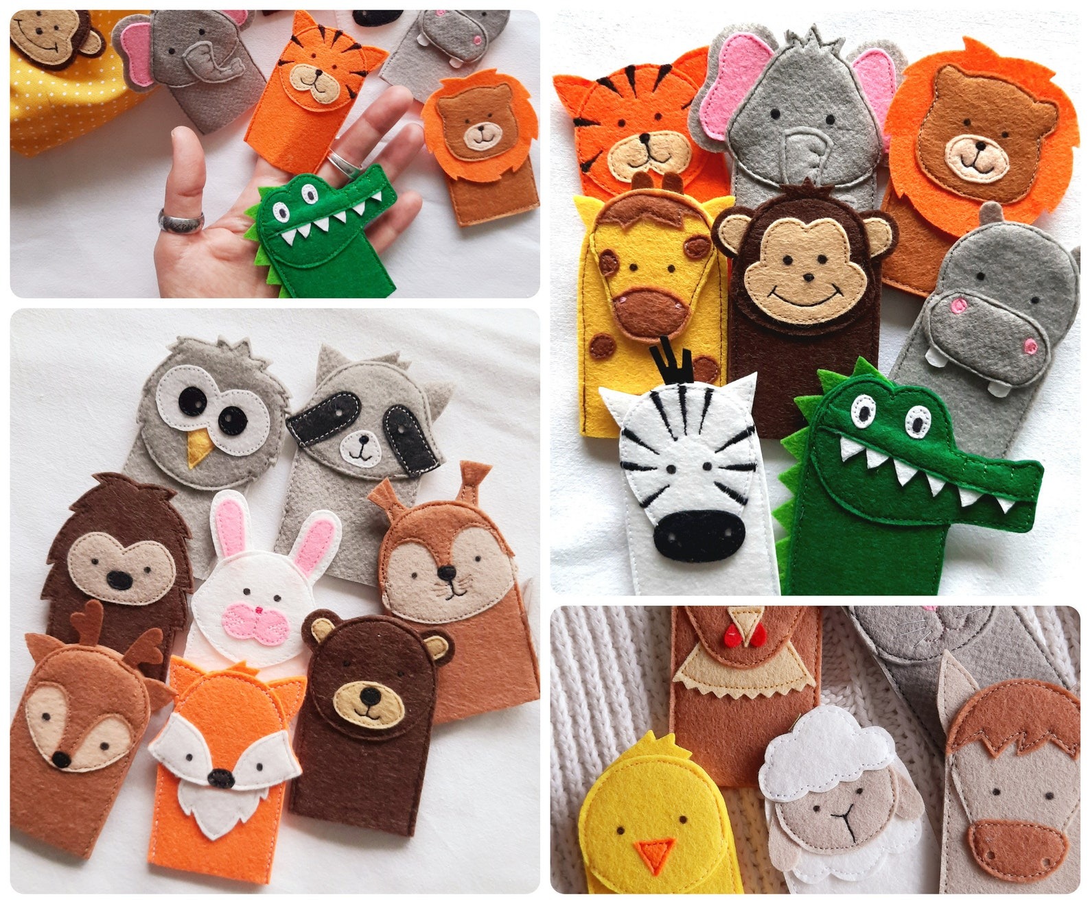 Felted Finger Puppets