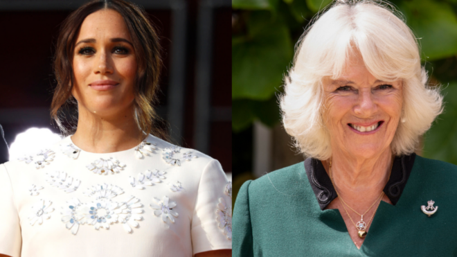 Camilla Parker Bowles and Meghan Markle