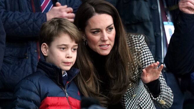 Prince George and Kate Middleton