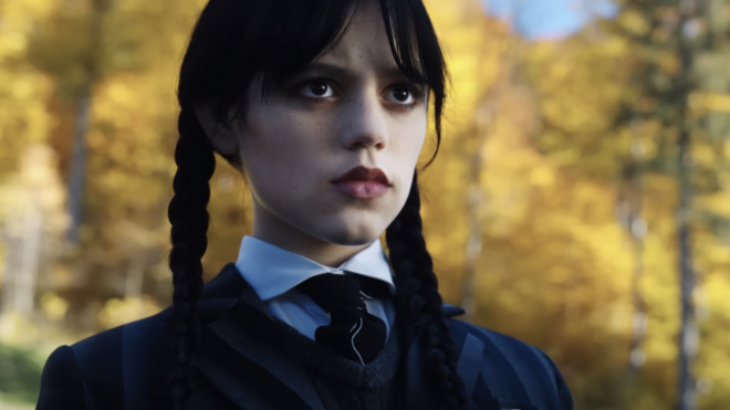 Jenna Ortega in 'Wednesday'