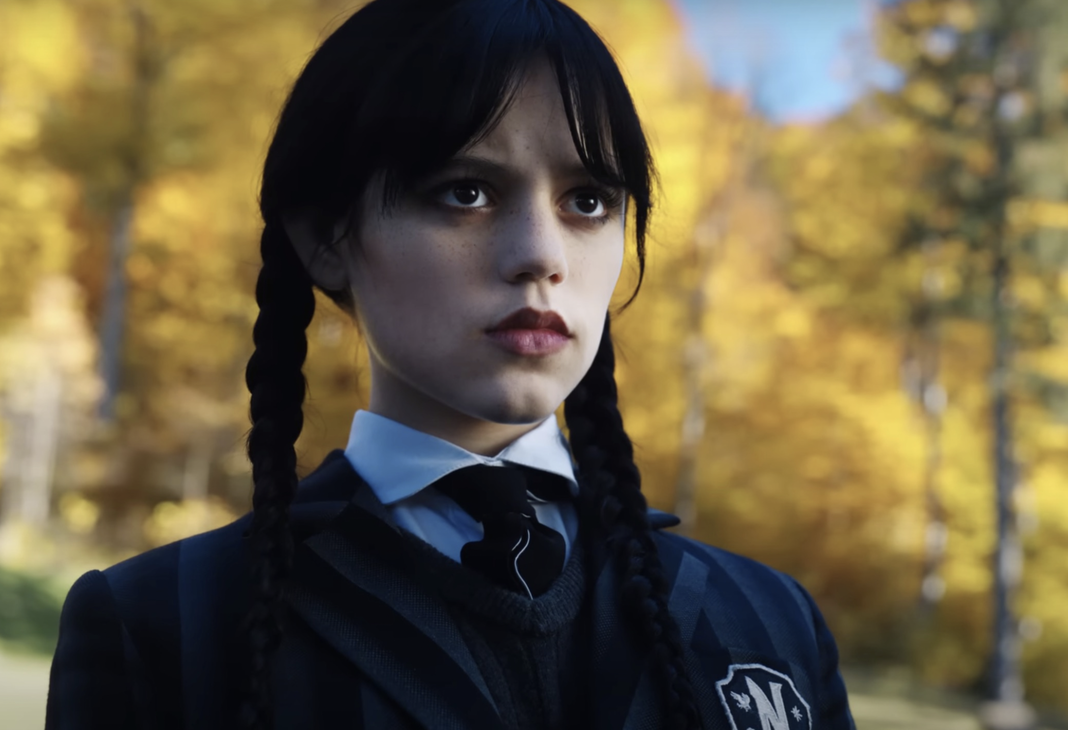 Jenna Ortega in 'Wednesday'