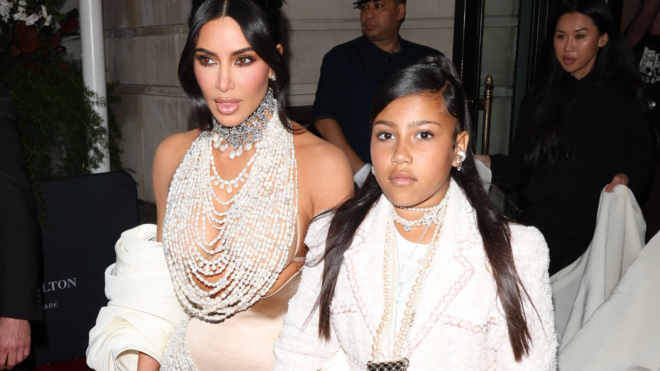 Kim Kardashian and North West