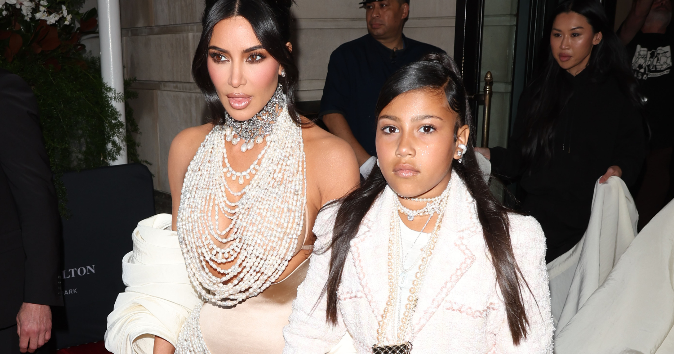 Kim Kardashian and North West