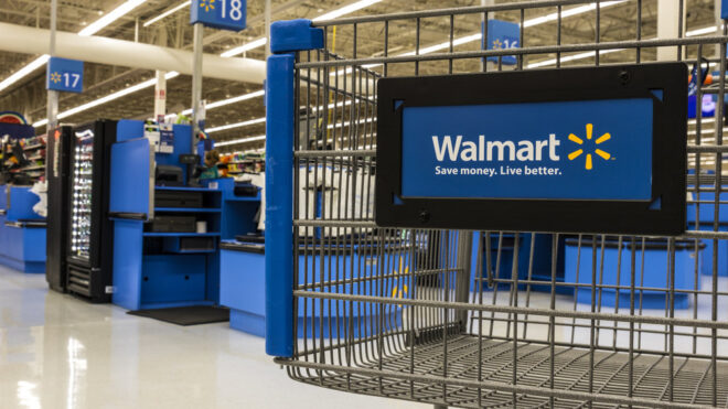 Walmart shopping cart