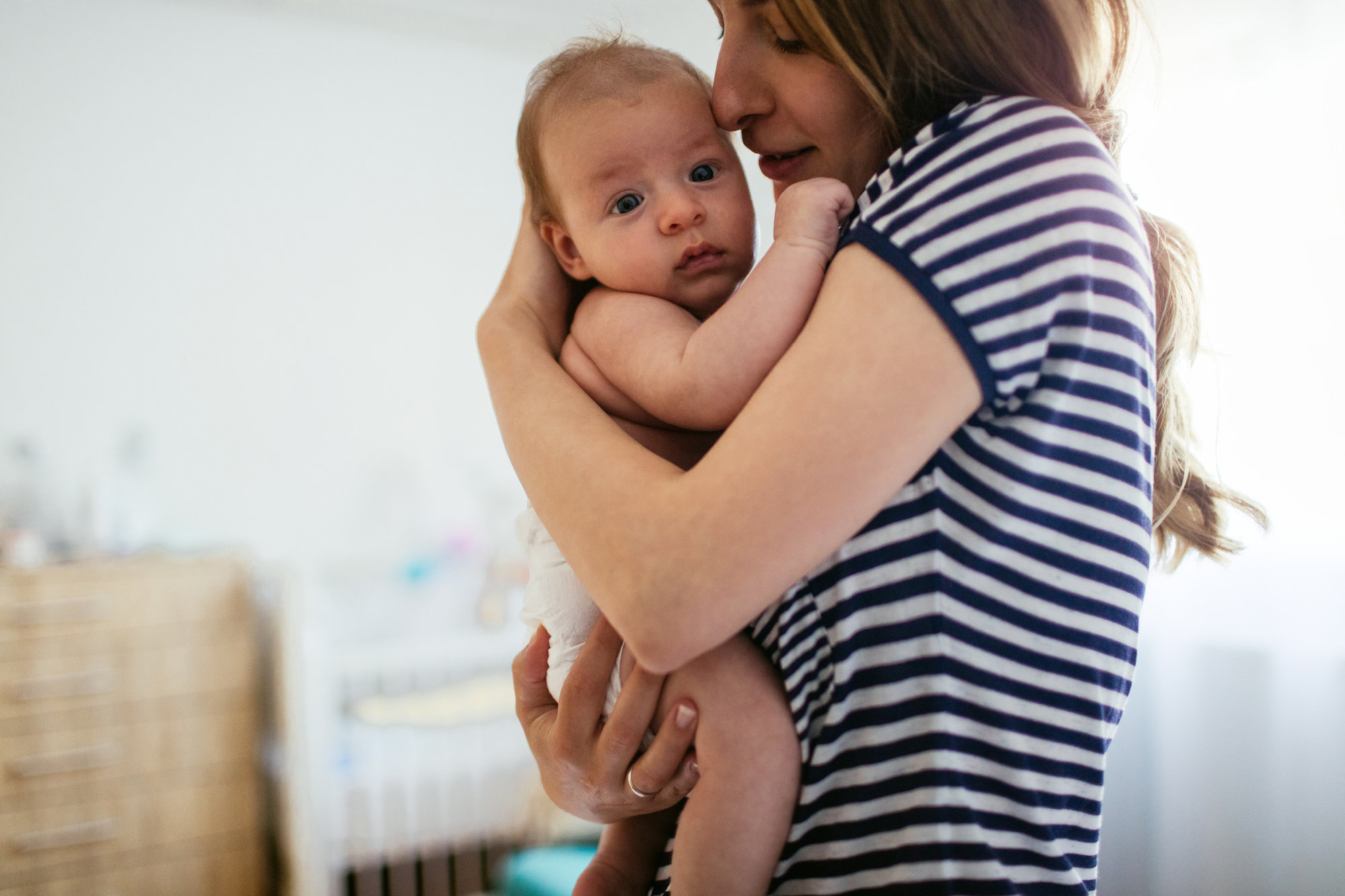 mom with baby