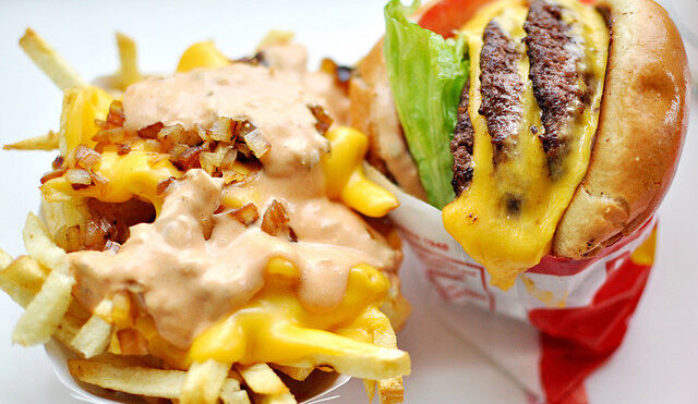 in in out burger animal fries