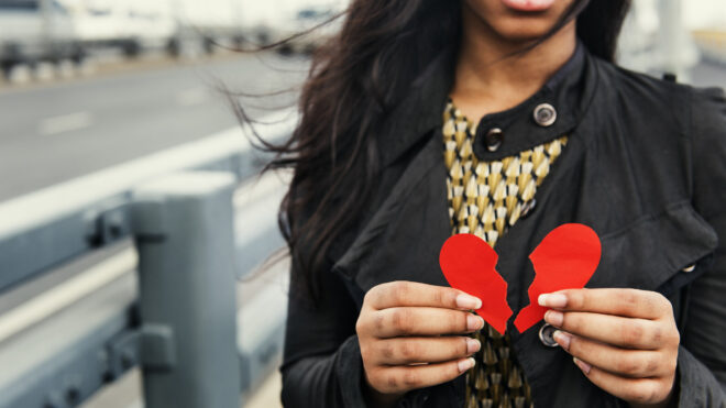 broken hearted woman