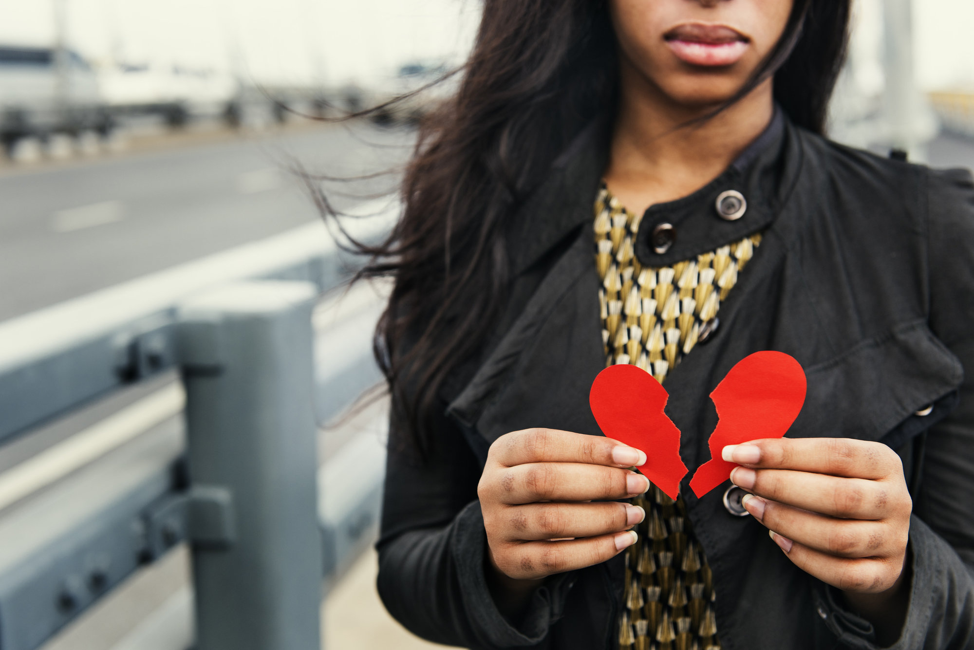 broken hearted woman