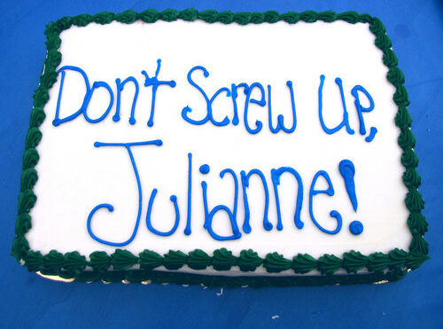 funny graduation cake