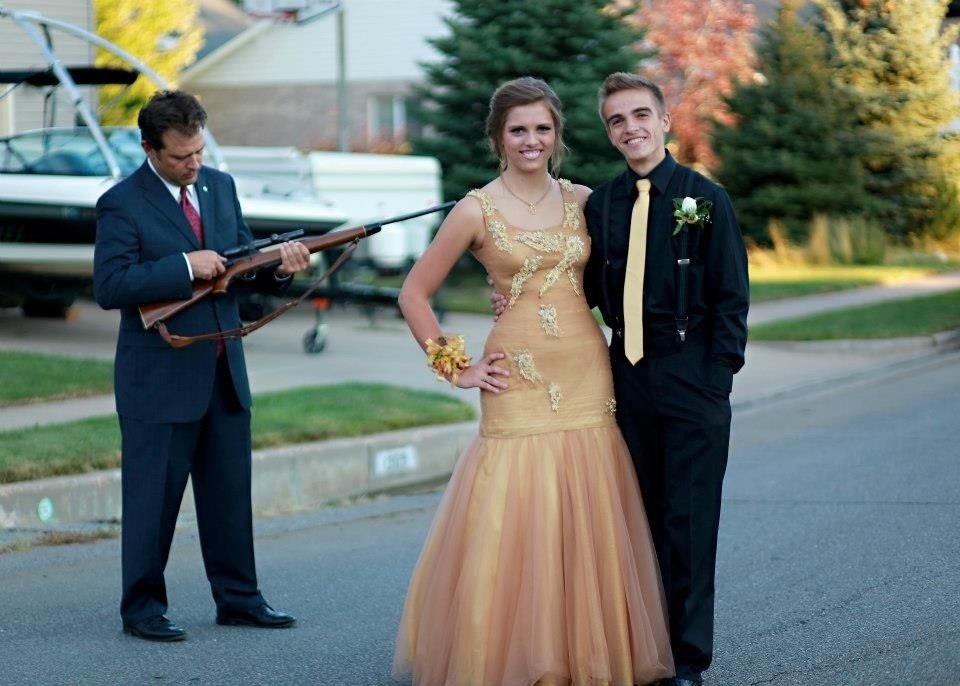 dad daughter shotgun prom