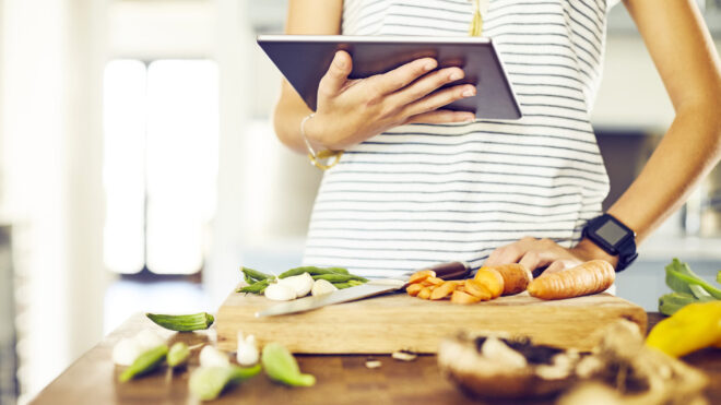 mom cooking tablet ipad