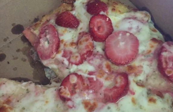 strawberry pizza