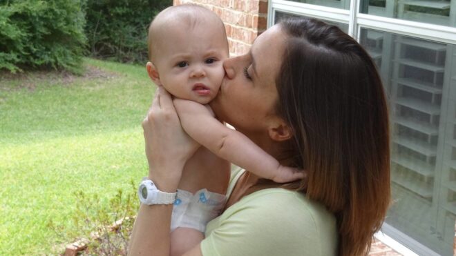 Mom and baby