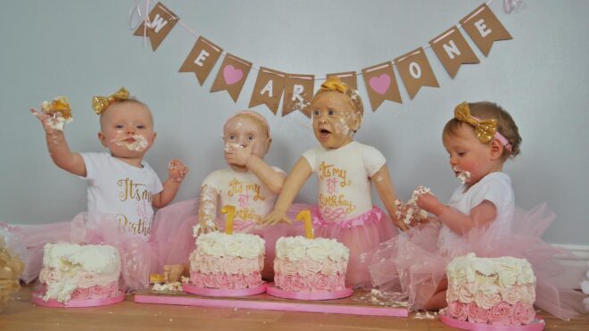 Twin cake smash