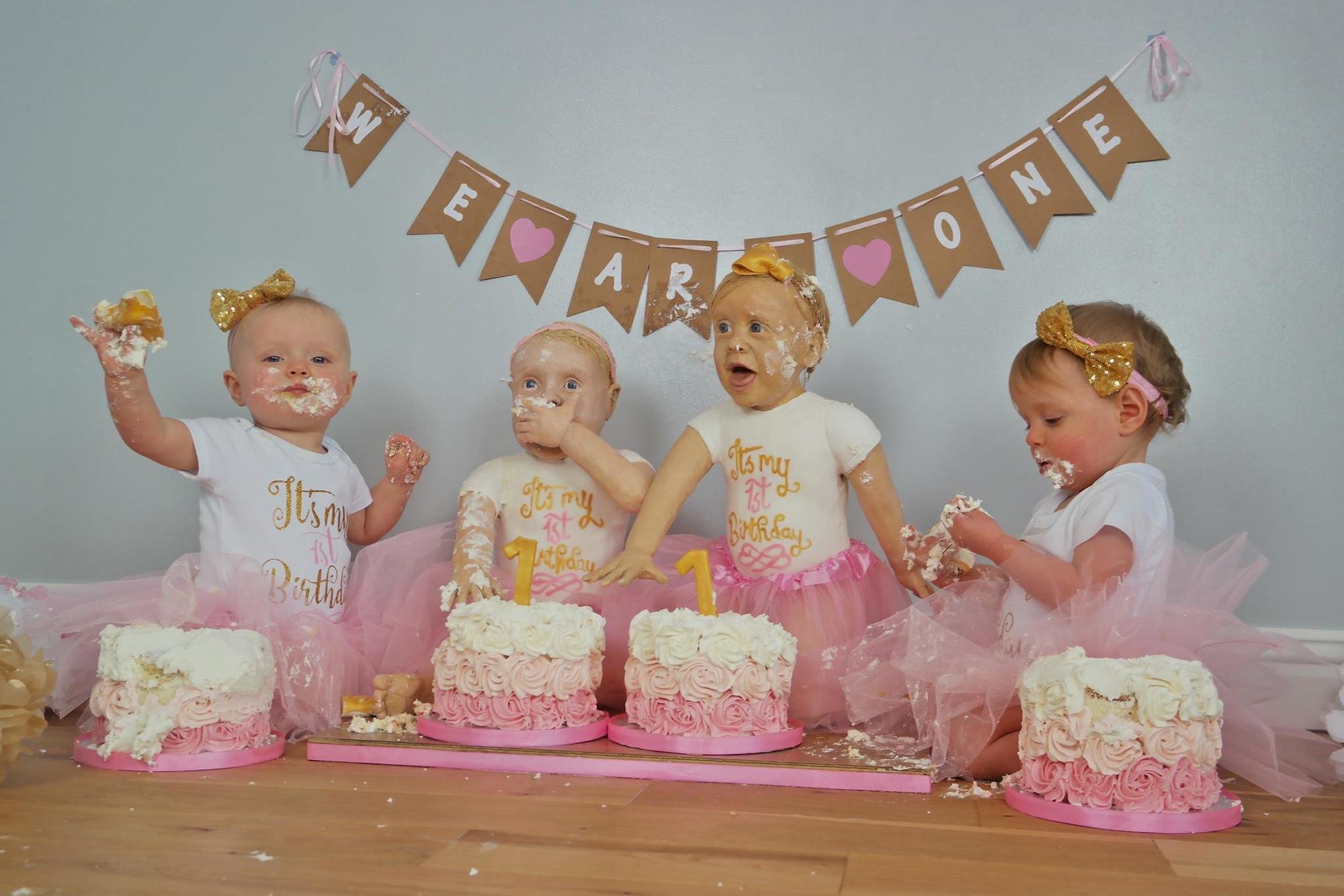 Twin cake smash