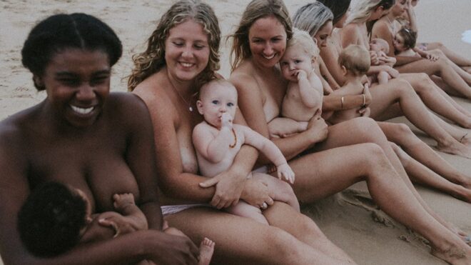 Breastfeeding moms photo shoot