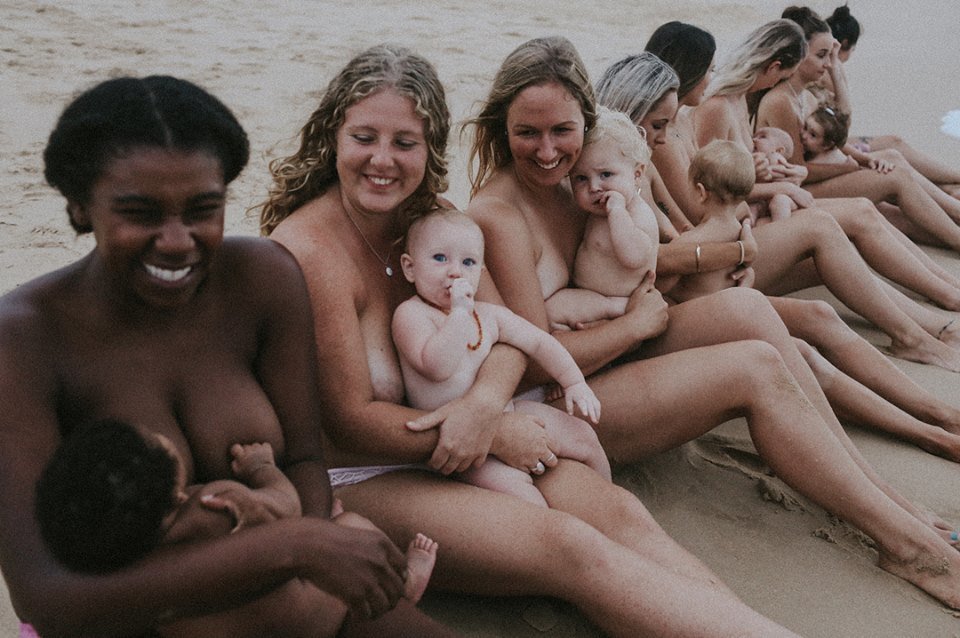 Breastfeeding moms photo shoot