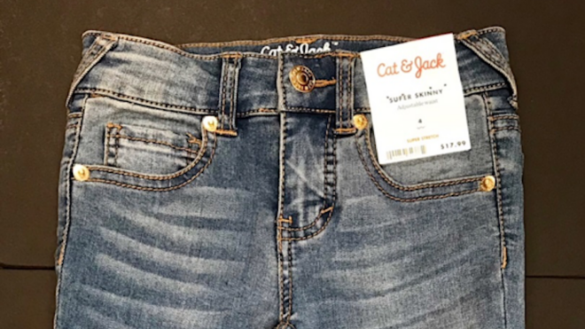 target cat & jack skinny jeans recalled