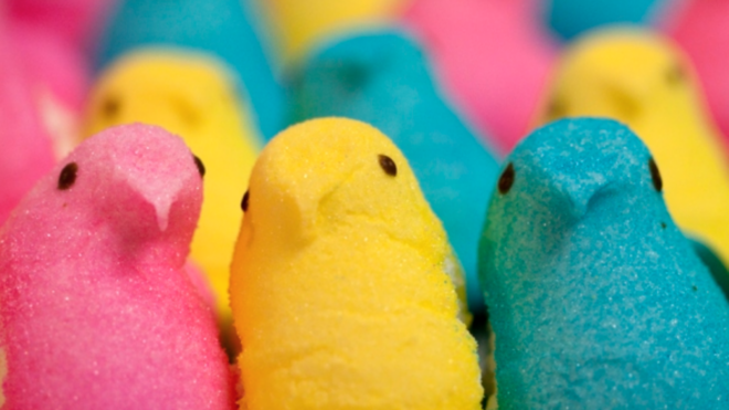 colorful peeps candy