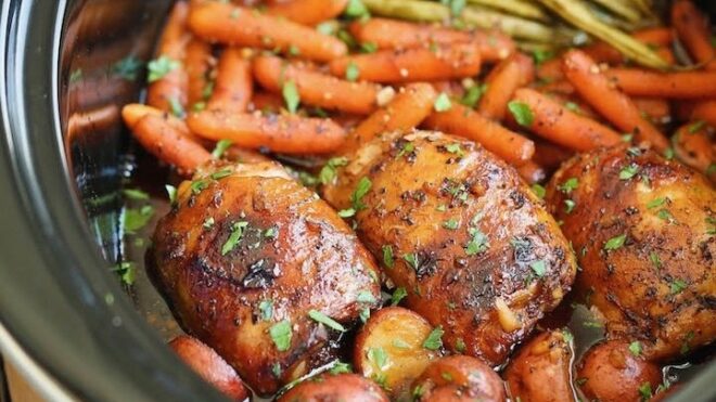 how to cook chicken in a crock pot