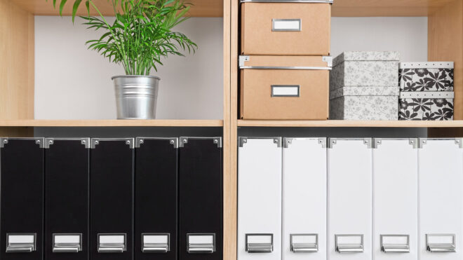 paper organization at home
