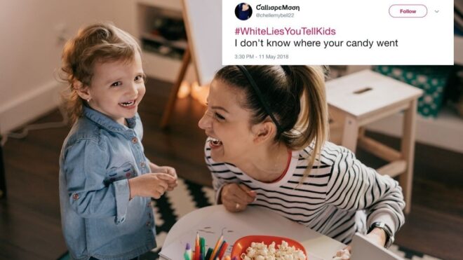 white lies you tell kids