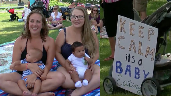 Breastfeeding mom