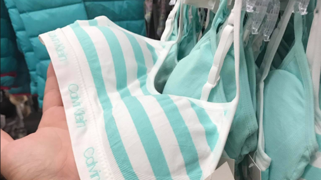 calvin klein padded bras for girls