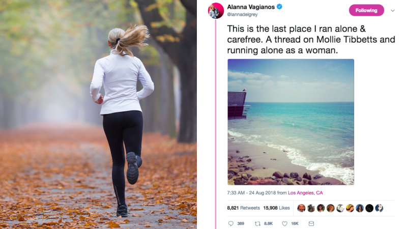 dangers of women running alone