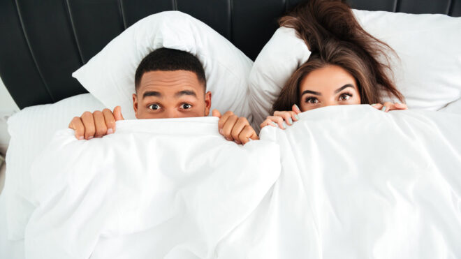 couple in bed