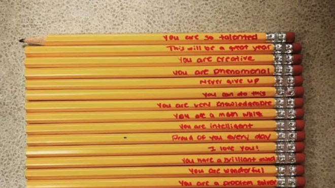 self-worth pencils