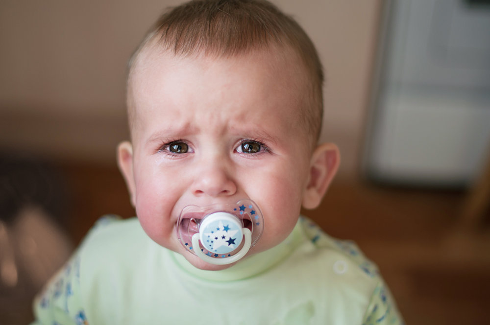 Baby boy crying