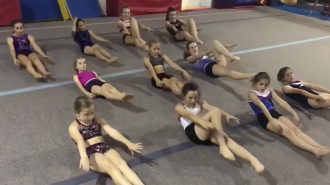 baby shark ab challenge