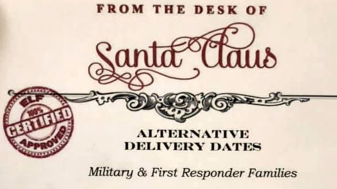 santa letter to kids with working parents