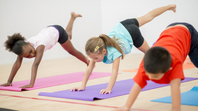 girls in gym class