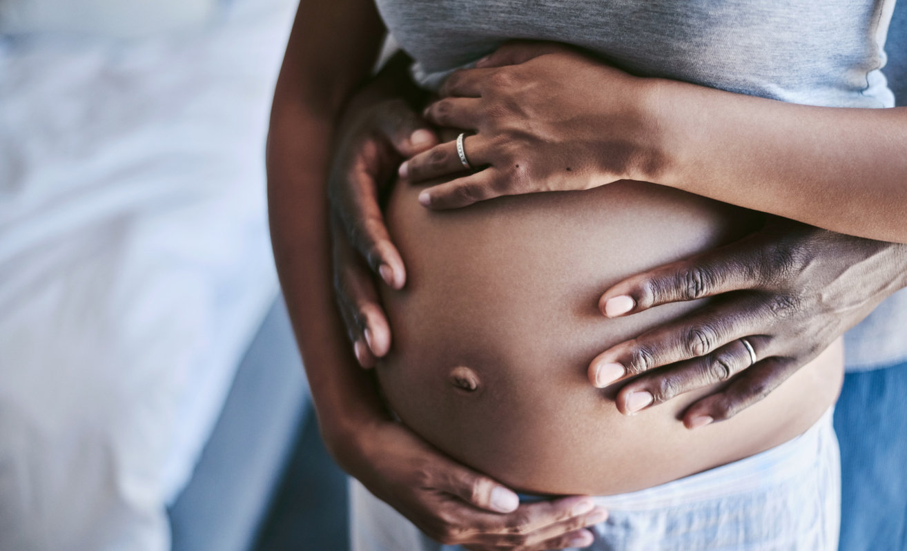 pregnant wife and husband