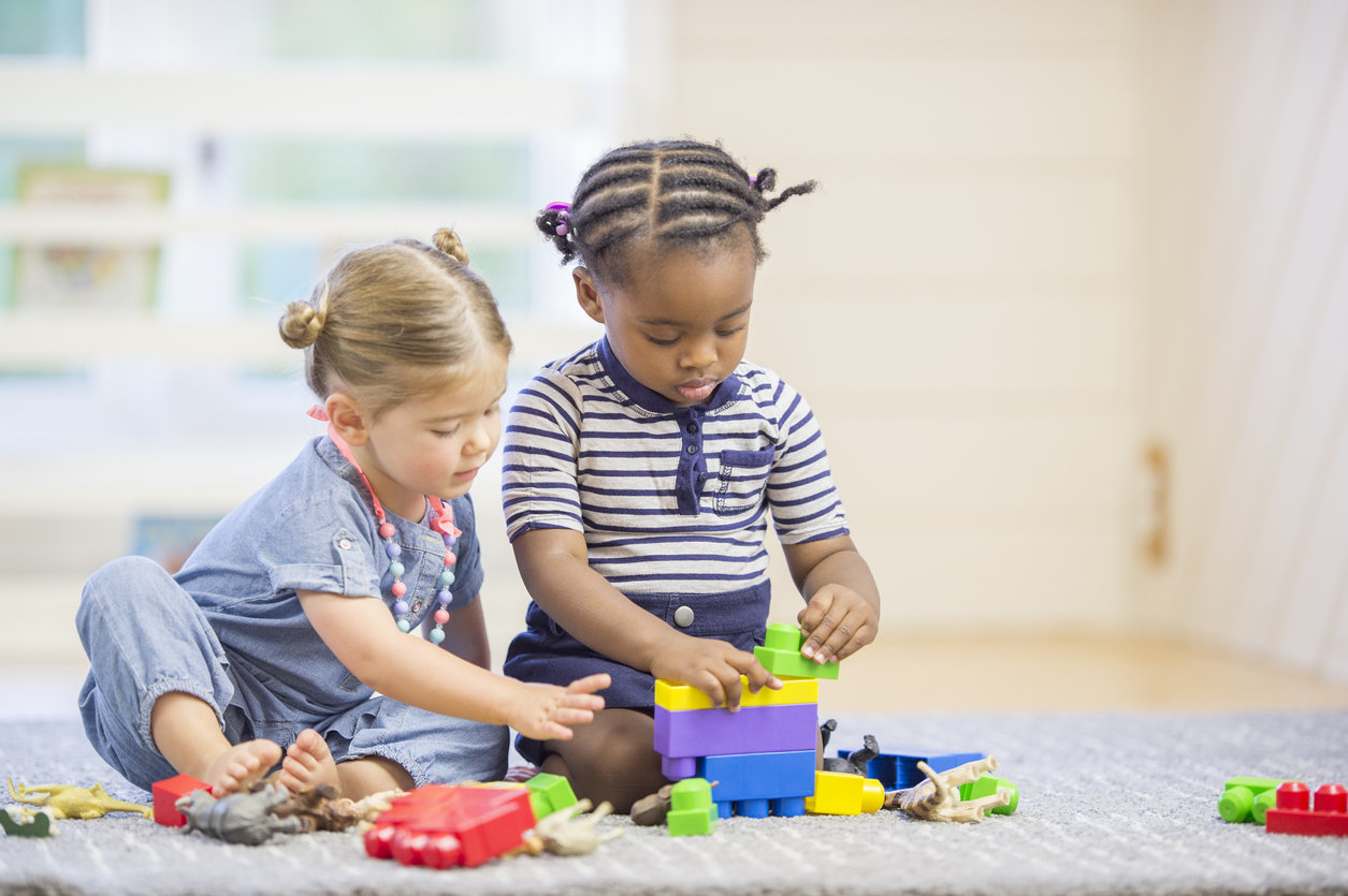 kids playing together