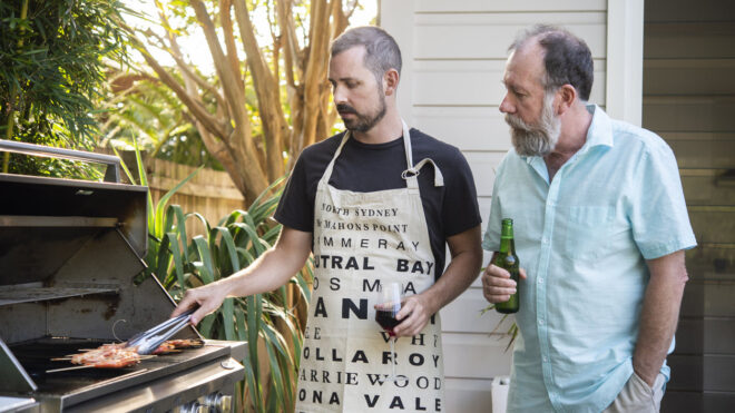 Dad and boyfriend meeting