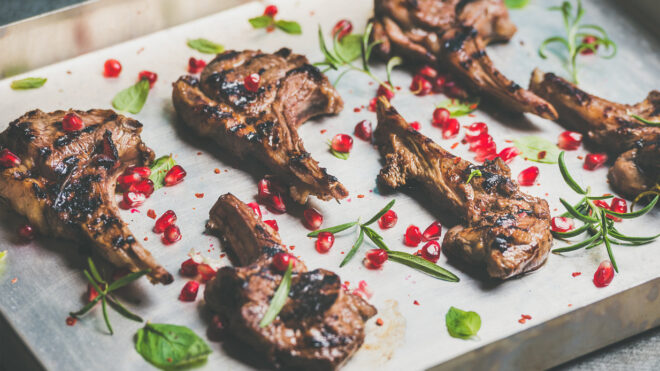 sheet pan lamb