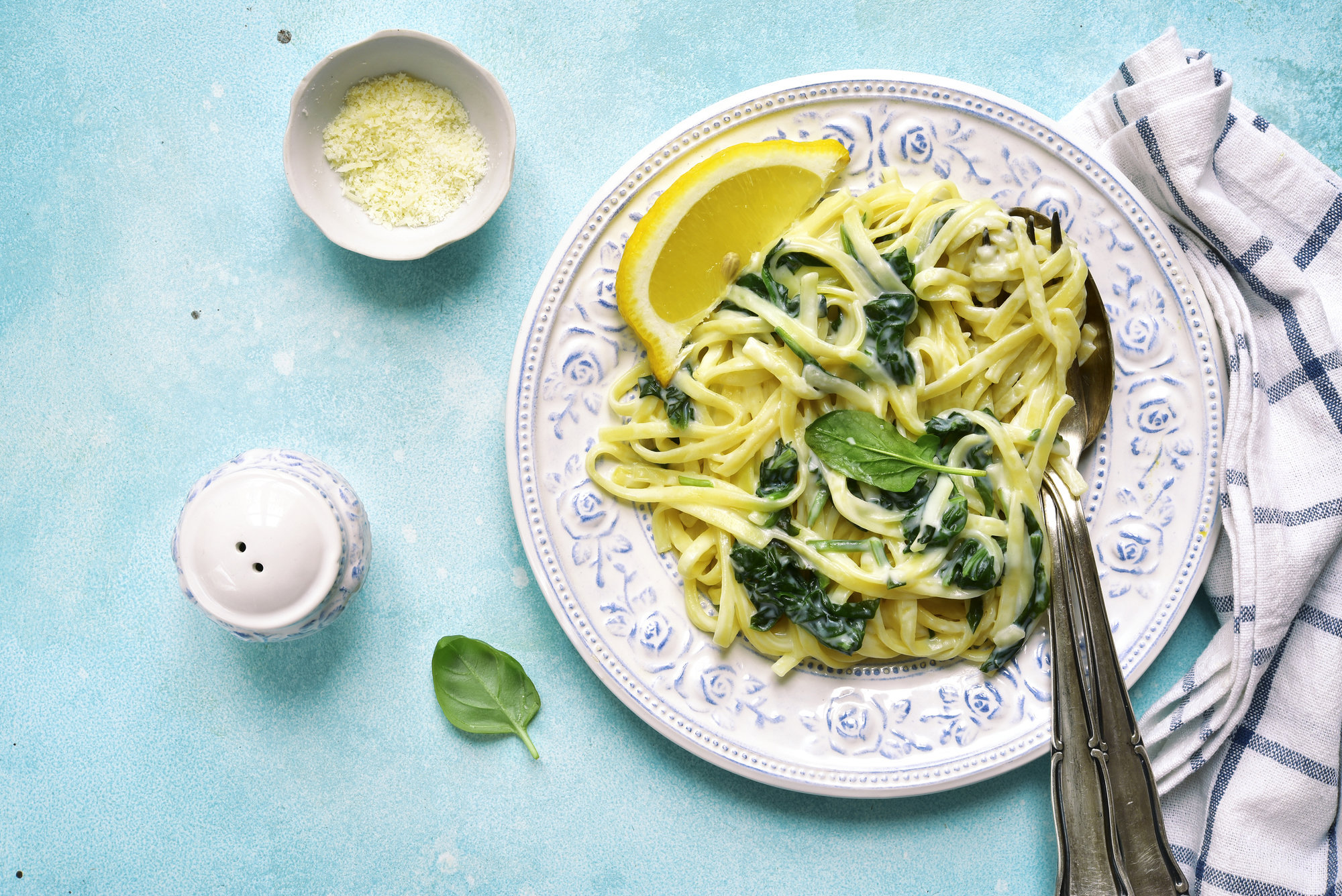 Parmesan lemon pasta