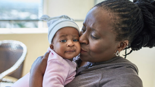 grandma and baby