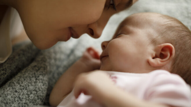 newborn and mom
