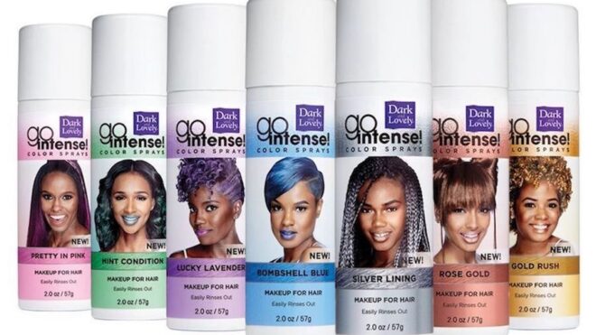 dark and lovely color spray
