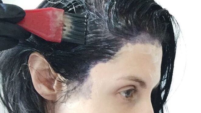 how to get hair dye off skin