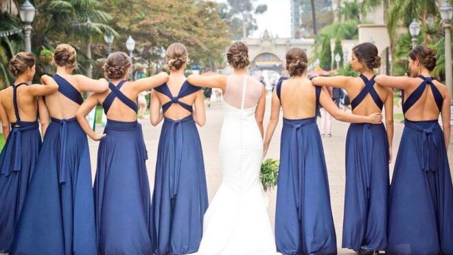 convertible bridesmaid dress