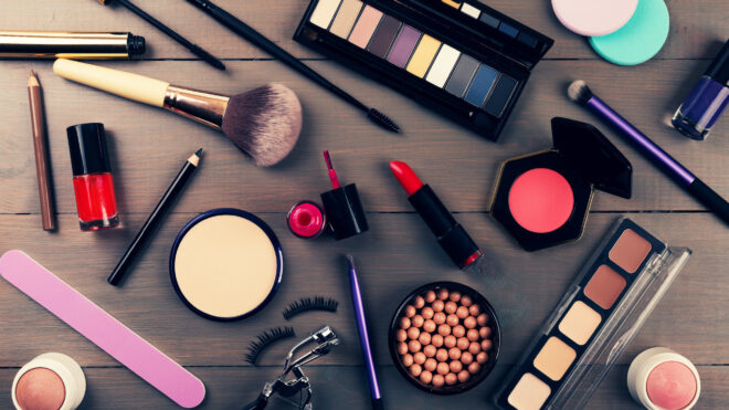 makeup stock image