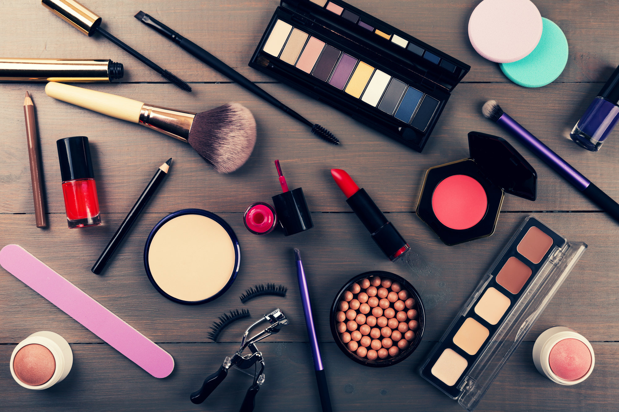 makeup stock image