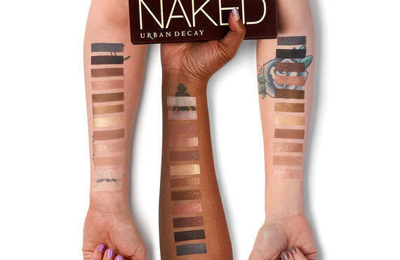 urban decay naked palette arm swatches